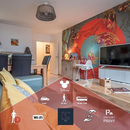 *Disneyland-Paris* 7Pers, Wifi, Parking, Netflix Montévrain Kültér fotó